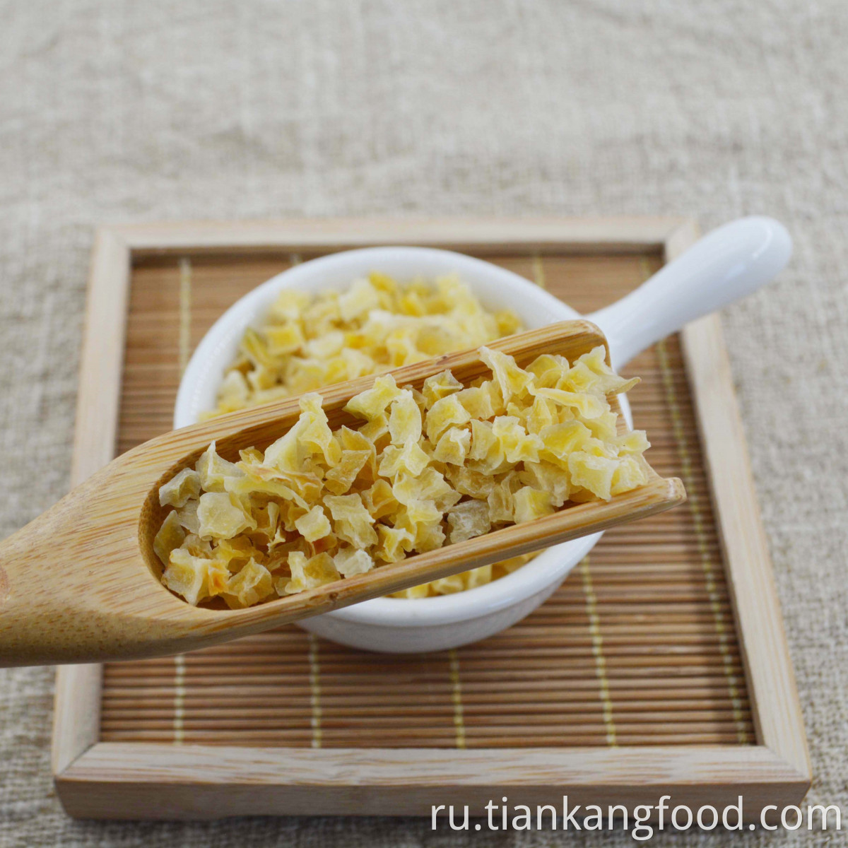 dehydrated white potato cubes